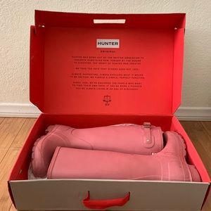 Pink Hunter Rain Boots
